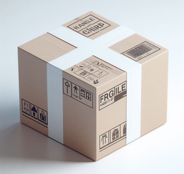 Contoh shipping box dari Paperlicious