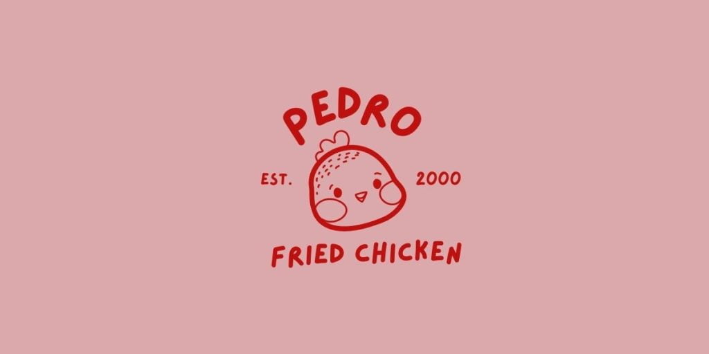 Desain Logo Fried Chicken Minimalis