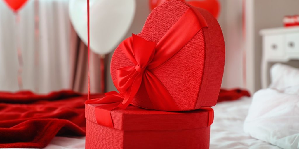 Contoh valentine gift box